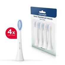 Náhradní hlavice k zubním kartáčkům PERFECT SMILE ZK40xx, Soft Clean, white, 4 ks ZK0002 